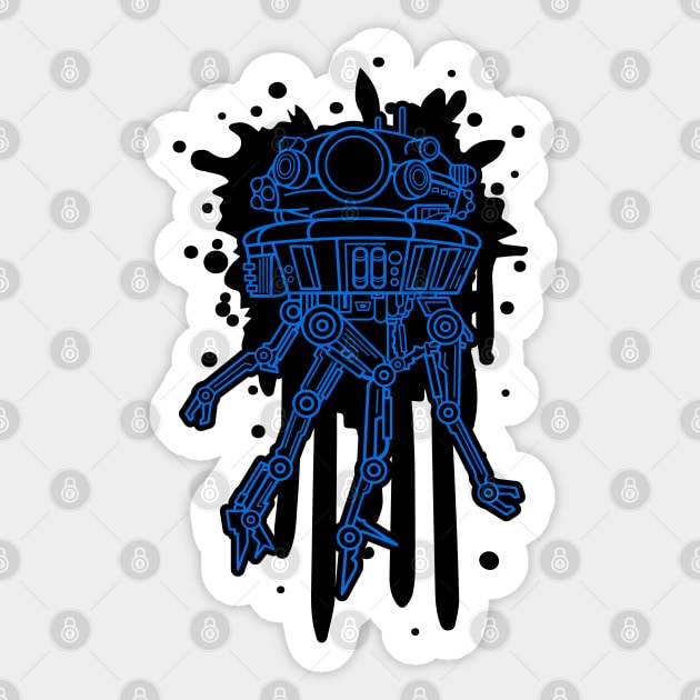 Galactic Probe Bot Sticker by OrneryDevilDesign